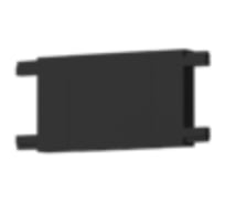 Коннектор VARTON прямой горизонтальный для накладного и встраиваемого монтажа для магнитной системы Galakti 46x26x6 мм черный V4-R7-09.RG23.TRK-0007