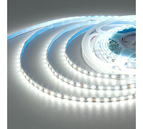 Светодиодная лента Apeyron 24В, 12 Вт/м, smd2835, 180 д/м, IP20, 1000 Лм/м, подложка 8мм, 5м, 4000К 00-424