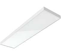 Светодиодный светильник для образовательных учреждений VARTON E350 2.0 35 ВТ CRI90 4000 K встраиваемый/накладной 1195x295x50 мм IP40 с опаловым рассеивателем аварийный автономный постоянного действия V1-E0-00350-01OPA-4003540