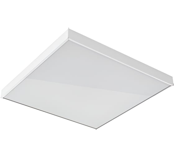 Светодиодный офисный светильник VARTON A070 2.0 встраиваемый/накладной 15 Вт 4000 K 595x595x50 мм IP40 с рассеивателем призма Low Lгаб аварийный автономный постоянного действия V1-A0-0LL70-01PRA-4001540 1