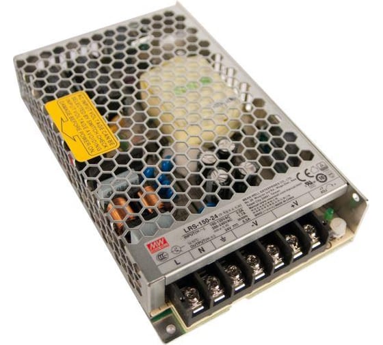 Драйвер VARTON 150Вт 24V для светодиодной ленты Meanwell IP20 159x97x30 мм LRS-150-24 1