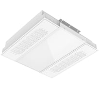 Светодиодный светильник VARTON с UV-блоком встраиваемый 30 Вт 595x595x126 мм 6500 K IP54 с опаловым рассеивателем global white bioguard матовый диммируемый по протоколу DALI V1-C0-0UV70-10OPD-5403065