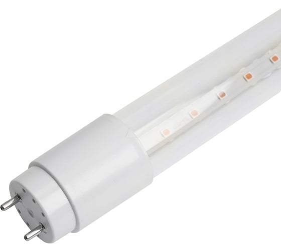 Лампа светодиодная для растений FERON T8 LB-7064 G13 стекло 22W 175 1,2м 265V красно-синий спектр пластик, 51663