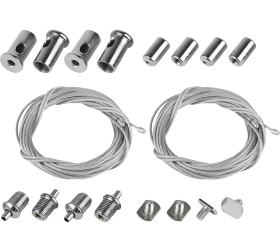 Набор тросов ЭРА 60605 2м для подвеса для профиля 6060 4шт Б0062791 1