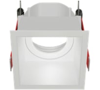 Рамка для модульного светильника VARTON FLEX 50 10 квадратная встраиваемая утопленная 85x85x65мм RAL9010 поворотная V1-R0-00435-10006-2000000