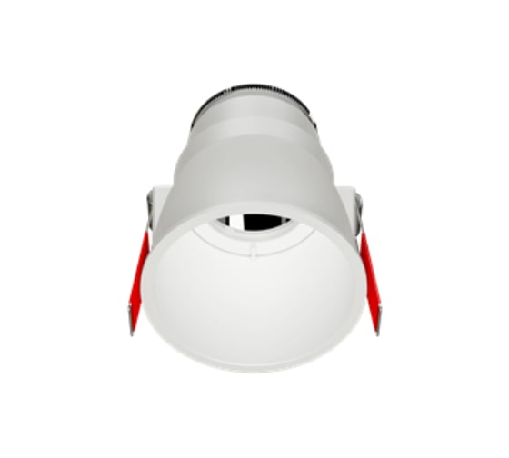 Рамка для модульного светильника VARTON FLEX 50 04 круглая встраиваемая утопленная 95x70мм RAL9010 V1-R0-00435-10008-2000000