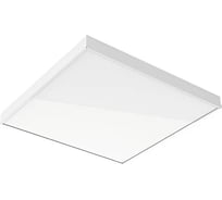 Люминесцентный светильник VARTON A070 4x14 офисный встраиваемый/накладной 595x595x50 мм IP20 с рассеивателем опал аварийный автономный постоянного действия V1-A0-00070-20A00-2056LUM