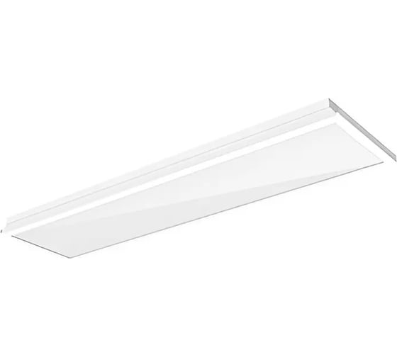 Люминесцентный светильник VARTON A350 для V-Clip 2x28 1200x300x100 мм IP65/54 с рассеивателем опал крепление по короткой стороне аварийный автономный постоянного действия V1-A3-07350-11A00-6556LUM 1