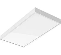 Люминесцентный светильник VARTON A370 2x14 офисный встраиваемый/накладной 595x295x50 мм IP20 с рассеивателем опал аварийный автономный постоянного действия V1-A0-00370-20A00-2028LUM