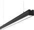 Светодиодный светильник VARTON Mercury Pro подвесной 73 Вт 4000 К 1507x65x65 мм IP54 RAL9005 черный муар с рассеивателем опал, с декоративным проводом 2 м и комплектом подвесов 2 м аварийный автономный постоянного действия V1-R0-90258-30A00-5407340 1