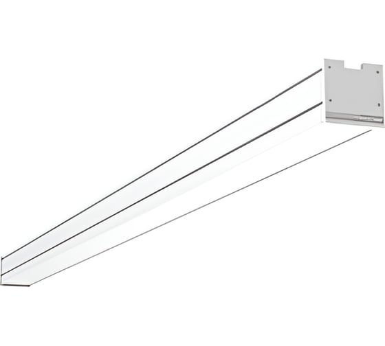 Светодиодный светильник VARTON Mercury Pro накладной 21 Вт 4000 К 1507x65x65 мм IP54 RAL9003 белый муар с рассеивателем опал аварийный автономный постоянного действия V1-R0-00258-20A00-5402140 1