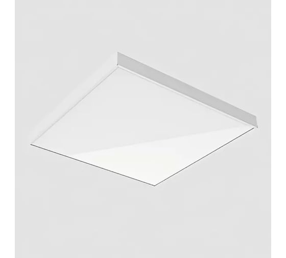 Светодиодный светильник VARTON E070 2.0 встраиваемый для образовательных учреждений 50 Вт CRI90 4000 K 595x595x50 мм с равномерной засветкой с рассеивателем опал аварийный автономный постоянного действия V1-E0-00070-10HGA-4005040 1