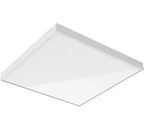 Светодиодный светильник VARTON E070 2.0 для образовательных учреждений 35 Вт CRI90 3000 K встраиваемый/накладной 595x595x50 мм IP40 с опаловым рассеивателем аварийный автономный постоянного действия V1-E0-00070-01OPA-4003530