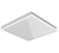 Светодиодный светильник VARTON тип кромки Optima Finesse 600x600 50 Вт 3000 К c равномерной засветкой и рассеивателем опал аварийный автономный постоянного действия V1-A1-00530-10HGA-4005030