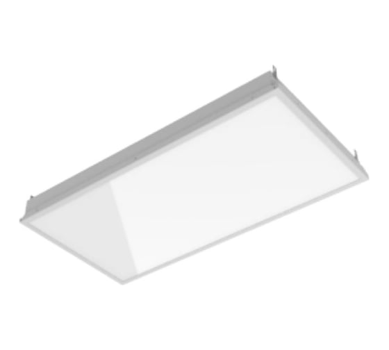 Светодиодный светильник VARTON тип кромки V-Clip 1200x600 50 Вт 4000 К IP54 с равномерной засветкой с рассеивателем опал аварийный автономный постоянного действия белый RAL9010 V1-A1-07300-10HGA-5405040 1