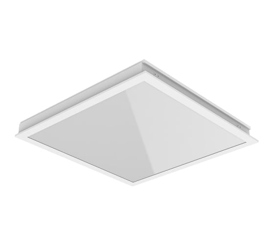 Светодиодный светильник VARTON тип кромки Optima Finesse 600x600 35 Вт 5000 К c равномерной засветкой и рассеивателем опал аварийный автономный постоянного действия V1-A1-00530-10HGA-4003550