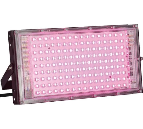 Фитопрожектор светодиодный Фарлайт СДО 50 Вт сине-красный спектр FAR002393