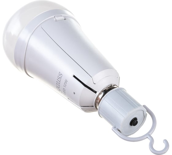 Аварийная лампа Gauss A80 12W 900lm 3000K Е27 с Li-Ion аккумулятором LED 1/5/50 102002112