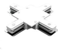 Коннектор для встраиваемых трековых шинопроводов GAUSS белый 1/50 TR138