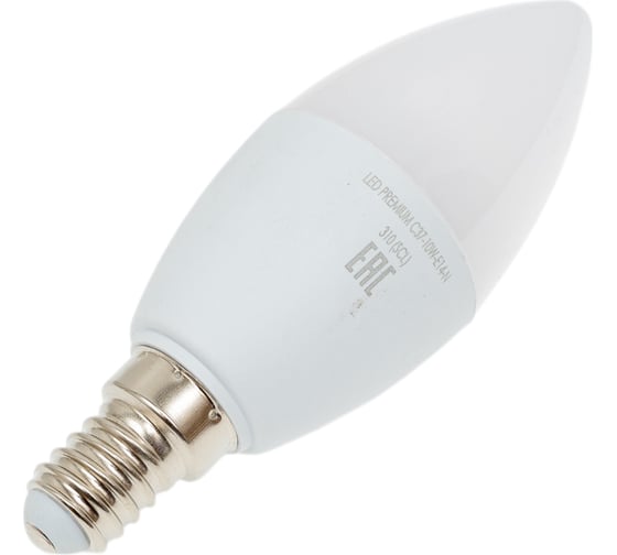 Светодиодная лампа Включай 10W E14 свеча 3000K 220V LED PREMIUMI C37-10W-E14-N 1003884