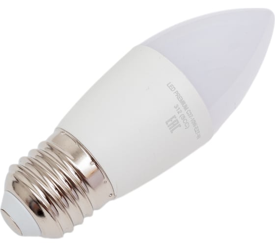 Светодиодная лампа Включай 10W E27 свеча 4000K 220V LED PREMIUM C37-10W-E27-W 1003887