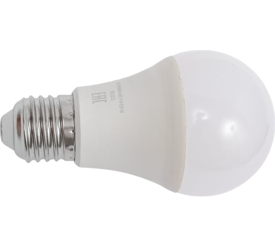 Светодиодная лампа Включай 11W E27 A60 4000K 220V пластик LED PREMIUM А60-11W-E27-W ЛОН 1007803