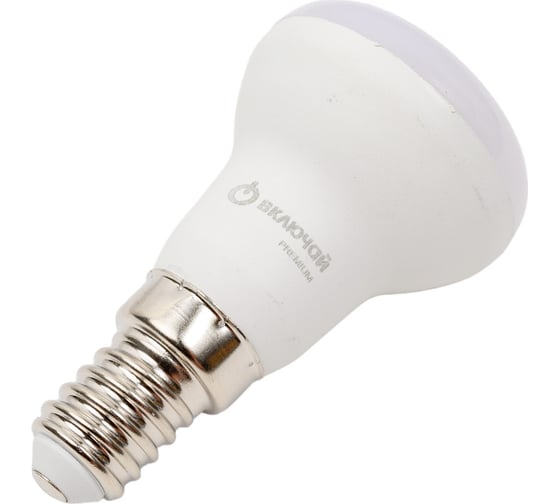Светодиодная лампа Включай 6W E14 R39 4000K 220V пластик+алюминий LED PREMIUM R39-6W-E14-W 1007825