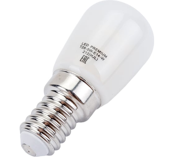 Лампа Включай Т26 5W FR E14 4000K 220V AC 26х56.5 LED PREMIUM для вытяжек 1008050