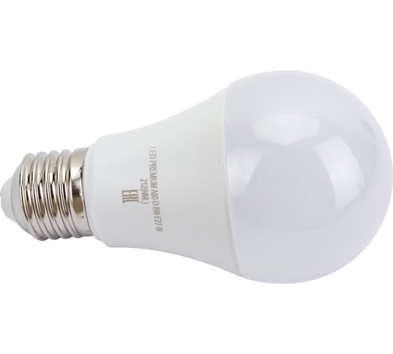 Светодиодная лампа Включай 8W E27 A60 4000K 640Lm 60х117 с радиолокационным датчиком движения 1013097