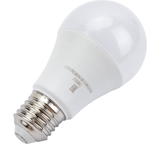 Светодиодная лампа Включай 8W E27 A60 4000K 640Lm 60х117 с радиолокационным датчиком движения 1013097
