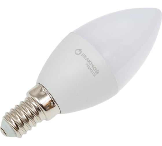 Светодиодная лампа Включай 8W E14 свеча 3000K 220V LED PREMIUM C37-8W-E14-N 1003877