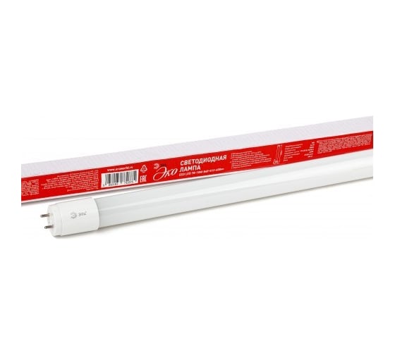 Лампа ЭРА ECO LED T810W840G13600mm (диод,трубка стекл,10Вт,нейтр,непов. G13) (30/1260) Б0032974