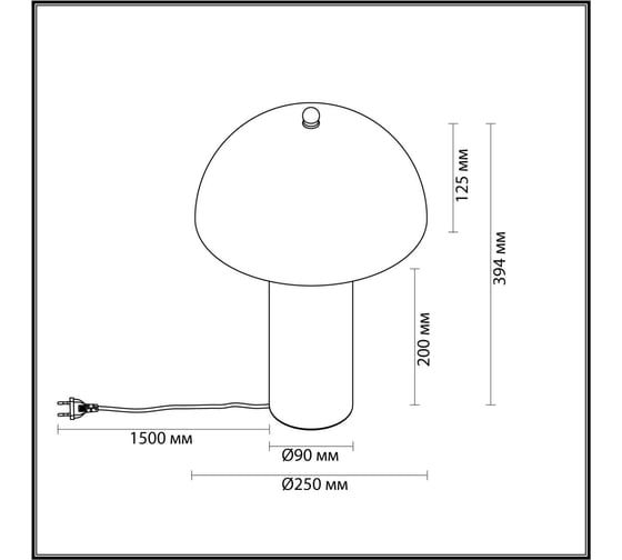 Настольный светильник ODEON LIGHT LED 14W RUFINA 7088/2T