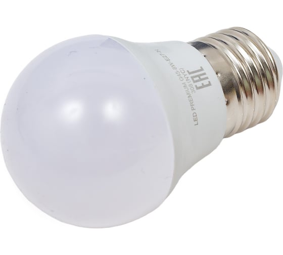Светодиодная лампа Включай 8W E27 шарик 3000K 220V LED PREMIUM G45-8W-E27-N 1003900