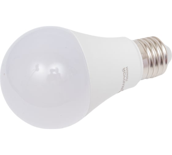 Светодиодная лампа Включай 15W E27 A60 4000K 220V LED PREMIUM А60-15W-E27-W ЛОН 1007796