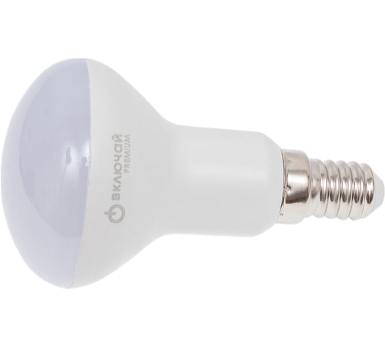Светодиодная лампа Включай 6W E14 R50 4000K 220V пластик+алюминий LED PREMIUM R50-6W-E14-W 1007823