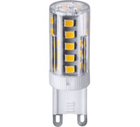 Светодиодная лампа Включай 5.5W G9 4000K 220V AC Ceramics 16х49 LED PREMIUM 1008051