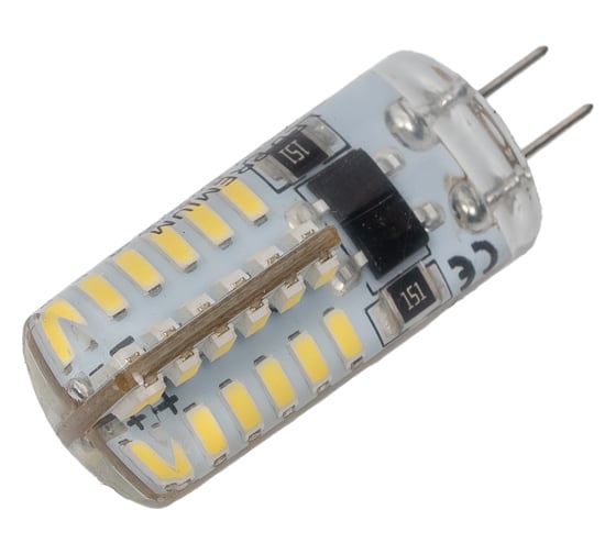 Светодиодная лампа Включай 4.0W G4 6000K 220V AC силикон LED PREMIUM G4-220V-4. 0 W-WW SL 1008046