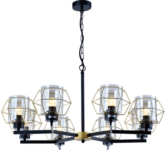 Люстра Rivoli Gabriele 5025208 8хЕ27, 40 Вт, лофт кантри Б0050335
