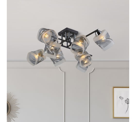 Люстра Rivoli Katharina 9031308 8хE27, 40 Вт, модерн Б0048211