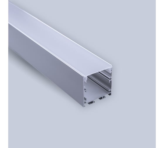 Накладной алюминиевый профиль ELEGANZ 35x35 мм с рассеивателем, 2м U-3007 1