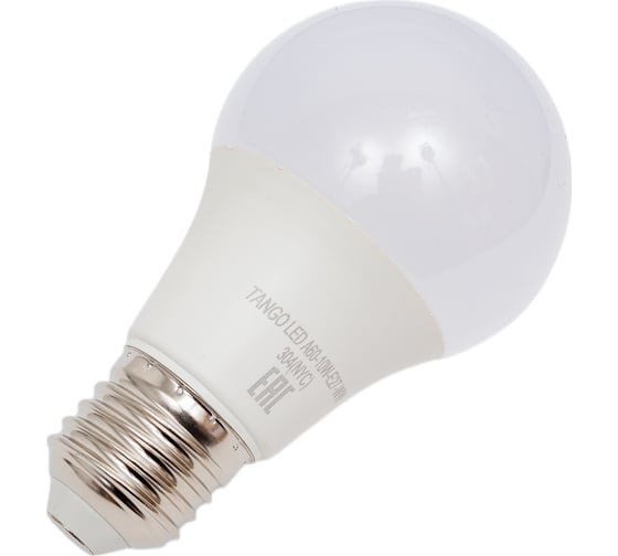 Светодиодная лампа TANGO 10W E27 A60 6500K 220V LED А60-10W-E27-WW ЛОН 1194573