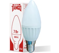 Светодиодная лампа TANGO 7W E14 свеча 3000K 220V LED C37-7W-E14-N 1003941
