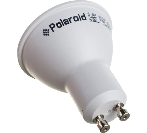 Светодиодная лампа Polaroid 220V GU10 4,5W 3000K 360lm PL-GU1043