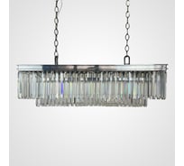 Люстра IMPERIUMLOFT RH 1920S ODEON CLEAR GLASS FRINGE chrome 100 229996-22