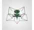 Потолочная люстра IMPERIUMLOFT ASTERI Green 178357-26 1