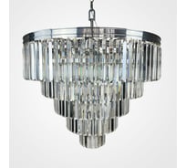 Люстра IMPERIUMLOFT RH 1920s Odeon Clear Glass Fringe Chandelier D80 chrome 228793-22
