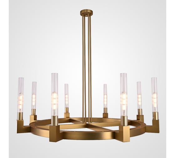 Люстра IMPERIUMLOFT CANELLE Round Chandelier 8 Modern Brass 84600-22 1