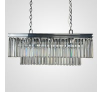 Люстра IMPERIUMLOFT RH 1920S ODEON CLEAR GLASS FRINGE chrome 228792-22