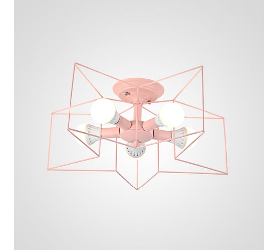 Потолочная люстра IMPERIUMLOFT ASTERI Pink 178360-26 1